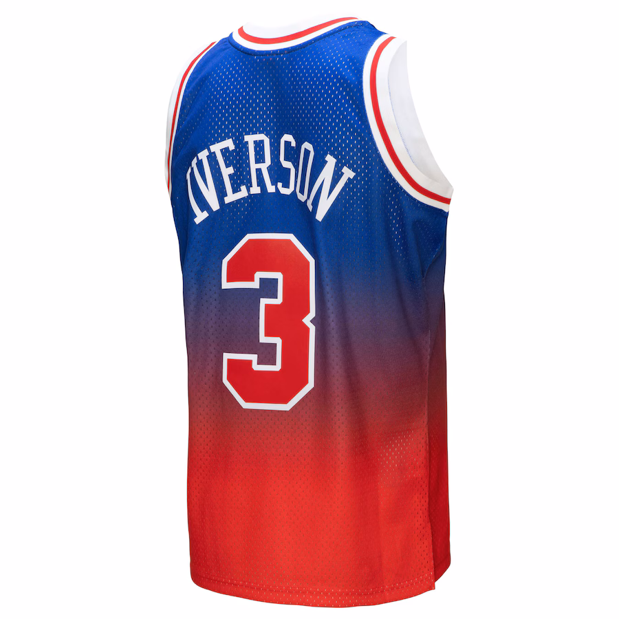 Maillot Swingman classique Mitchell & Ness Philadelphia 76ers Allen Iverson 1996/97