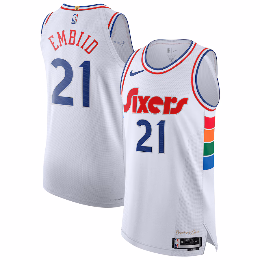 Joel Embiid Philadelphia 76ers 2024-25 City Edition Jersey