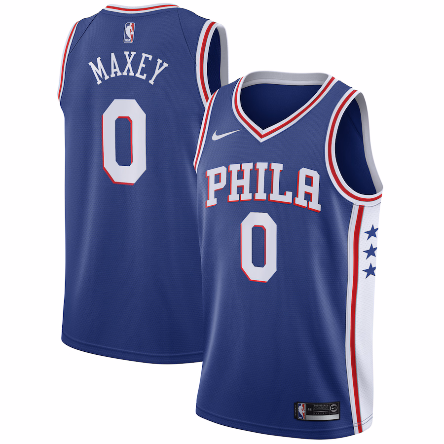 Tyrese Maxey Philadelphia 76ers Swingman-Jersey - Icon Edition - Königblau