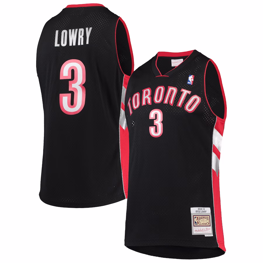 Kyle Lowry Toronto Raptors Mitchell & Ness 2001/02 Hardwood Classics Swingman Jersey