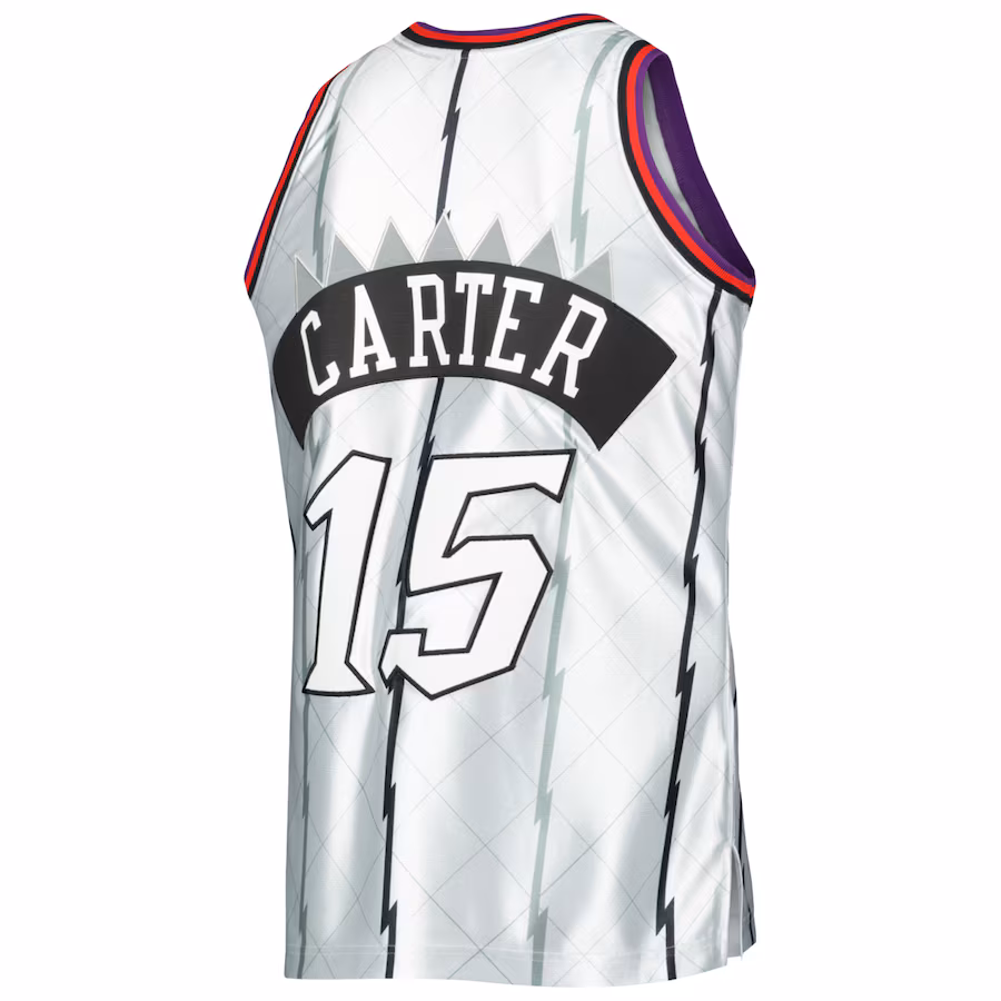 Vince Carter Toronto Raptors Mitchell & Ness 1998/99 NBA 75th Anniversary Swingman Jersey