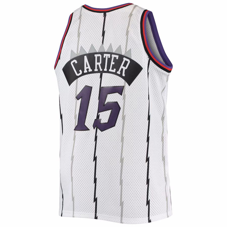 Vince Carter Toronto Raptors Mitchell & Ness 1998/99 Big & Tall Hardwood Classics Swingman-Jersey - Weiß