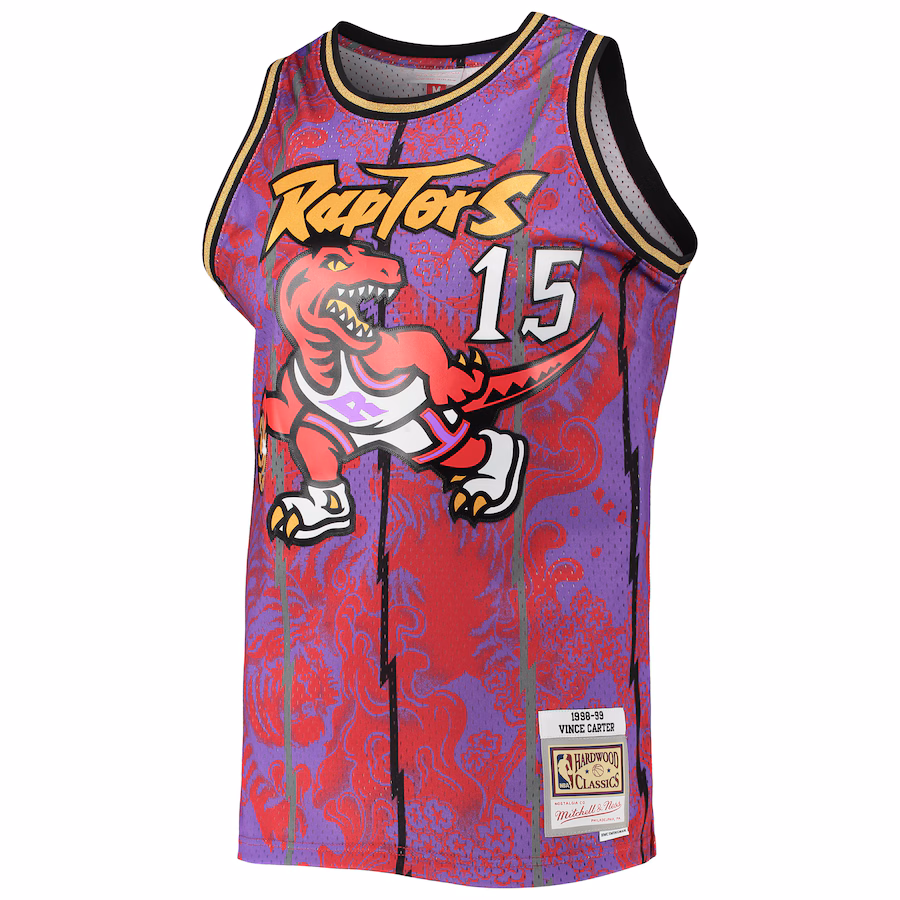 Vince Carter Toronto Raptors Mitchell & Ness 1998/99 Lunar New Year HWC Jersey