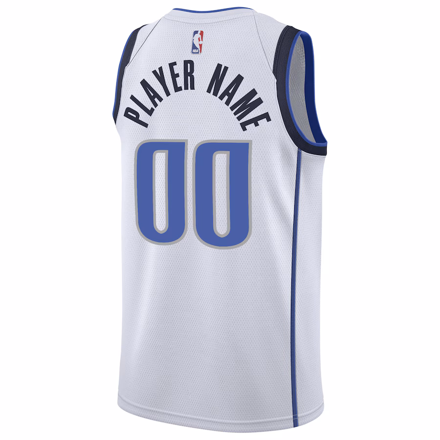 Canotta Dallas Mavericks 2020/21 Personalizzata - Association Edition - Bianco