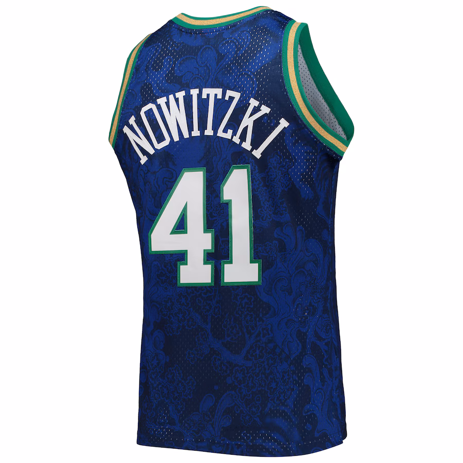 Dirk Nowitzki Dallas Mavericks 1998/99 Lunar New Year Edition Jersey