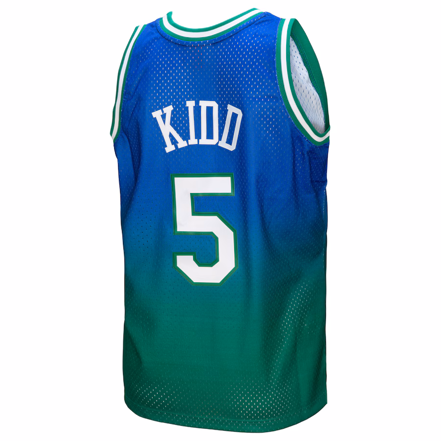 Jason Kidd, Dallas Mavericks, 1994/96, Blu/Verde
