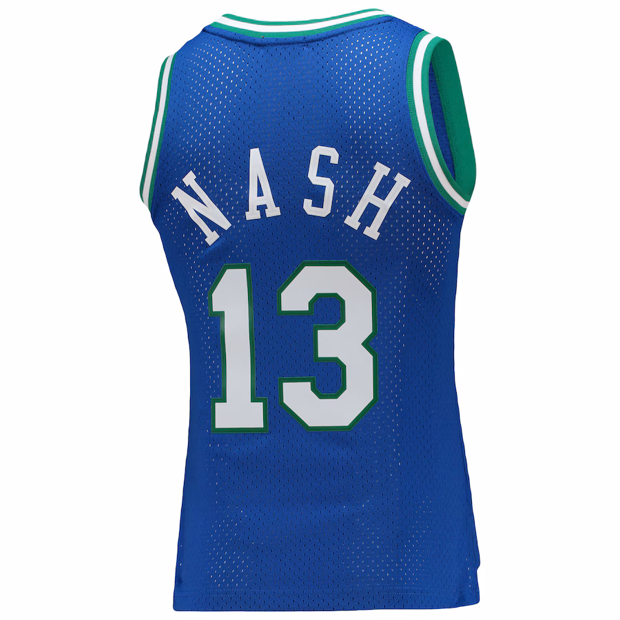 Women's Steve Nash, Dallas Mavericks, 1998/99 Classic Edition, Blue