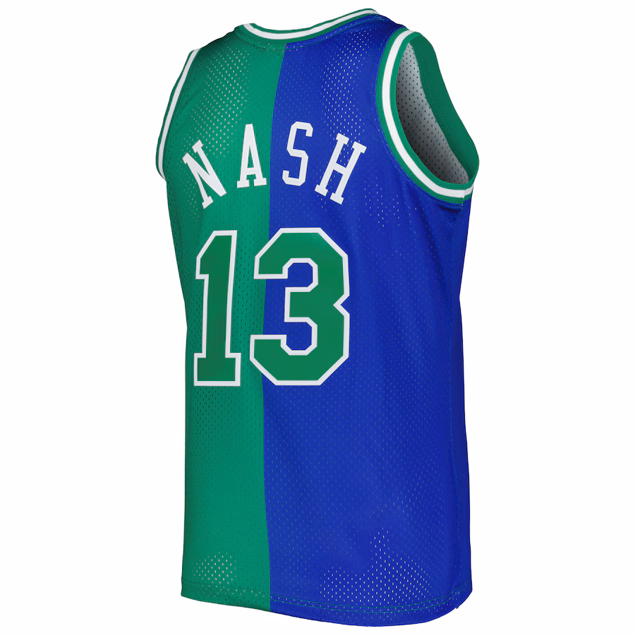 Steve Nash, Dallas Mavericks, 1998/99, Blu/Verde