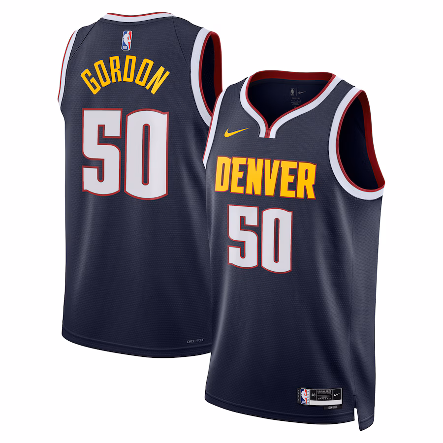 Aaron Gordon, Denver Nuggets, Icon Edition, Navy Blue