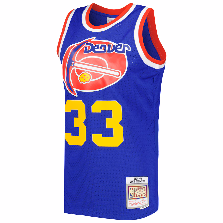 David Thompson Denver Nuggets Fan Edition, Blue