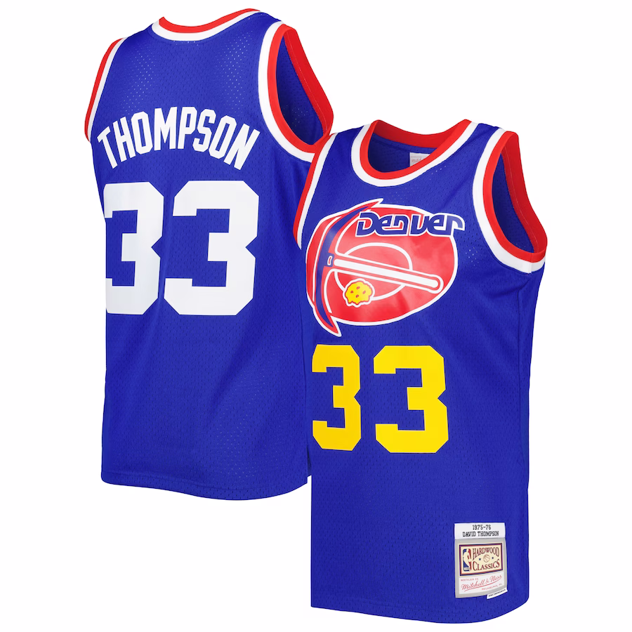 David Thompson Denver Nuggets Fan Edition, Blue