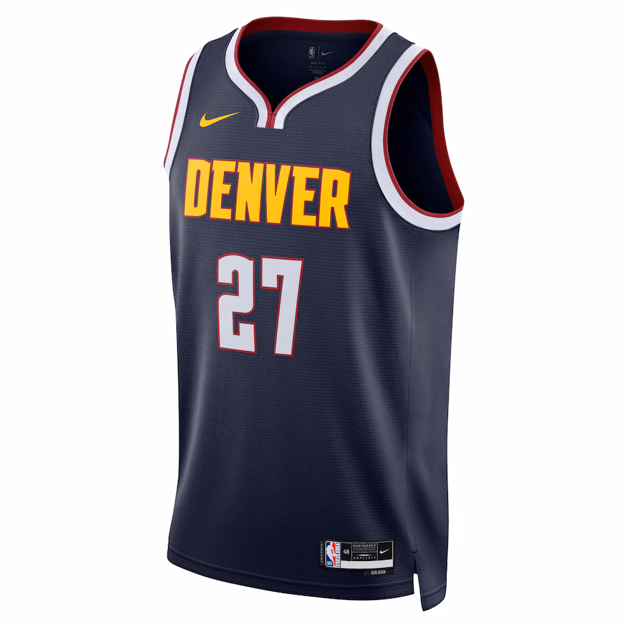 Jamal Murray Denver Nuggets, Edición de Ícono, Azul Marino