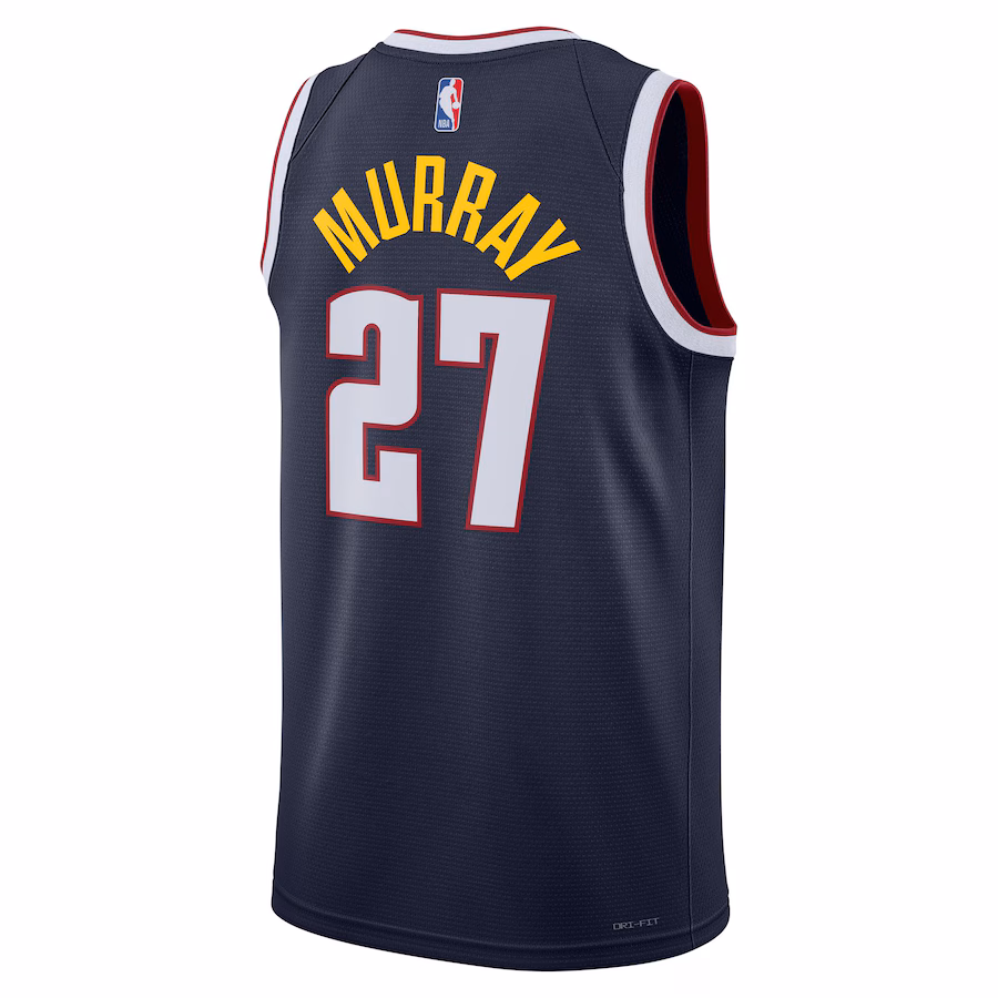 Jamal Murray Denver Nuggets, Edición de Ícono, Azul Marino