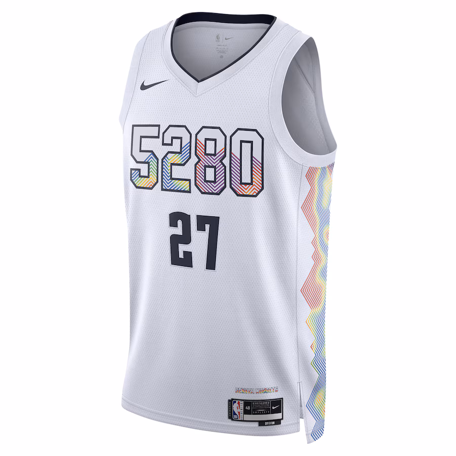Jamal Murray, Denver Nuggets, Edición Ciudad 2024/25, Blanco