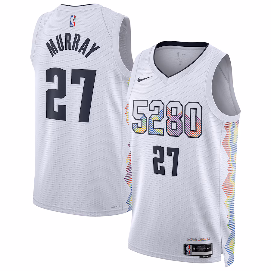 Jamal Murray, Denver Nuggets, 2024/25 City Edition, White