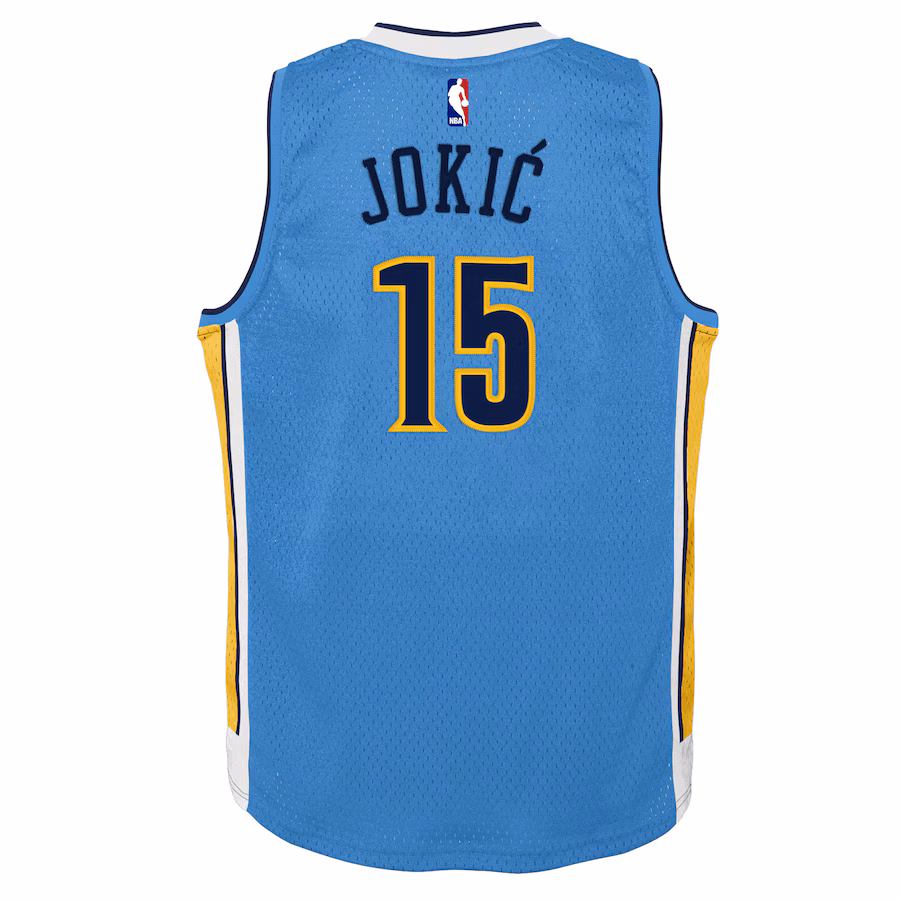 Nikola Jokic, Denver Nuggets, Swingman Hardwood Classics 2016/17, Azul Claro