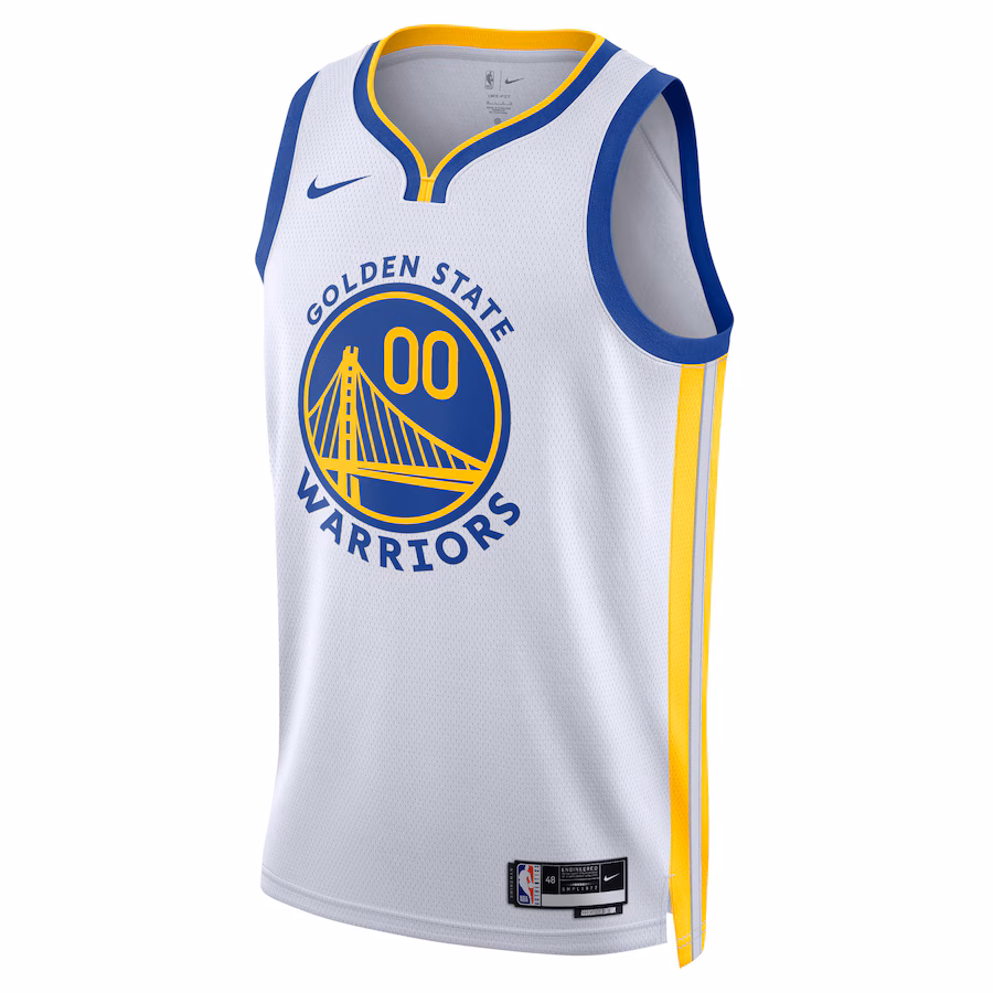 Golden State Warriors, Unisex Custom Jersey, Association Edition, White