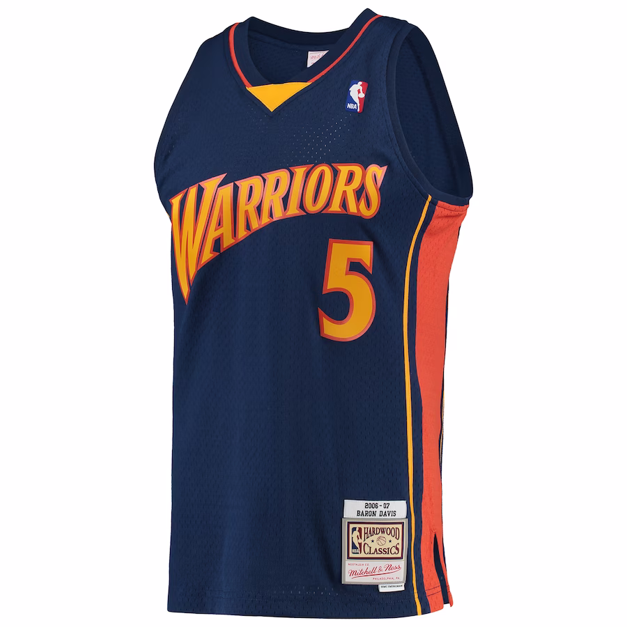 Baron Davis, Golden State Warriors, Edizione classica 2006/07, Blu marinaio