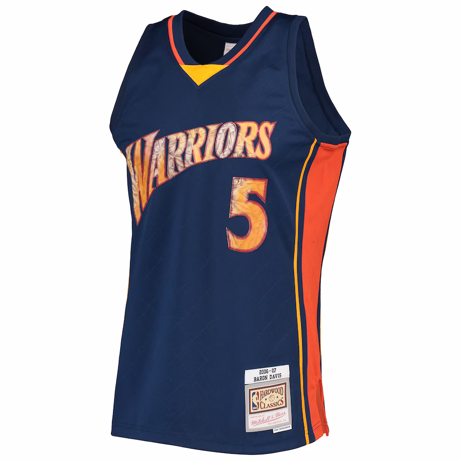 Maillot Baron Davis Warriors 2006/07 NBA 75ème Anniversaire Diamond