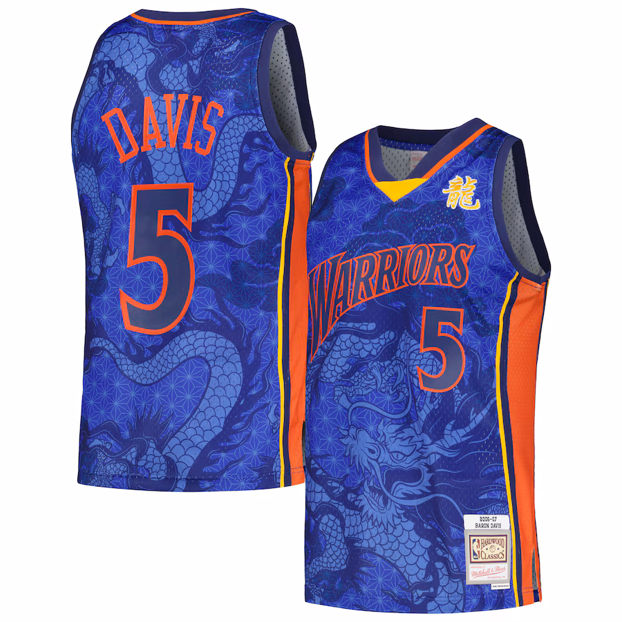 Baron Davis Warriors 2006/07 Hardwood Classics Jersey