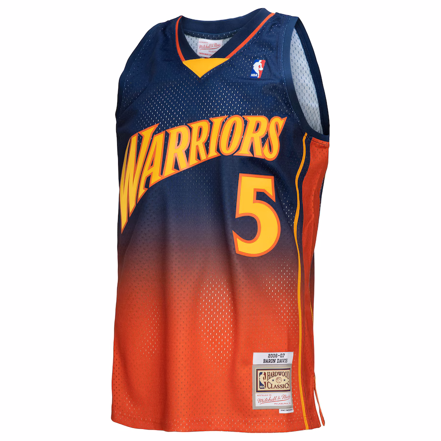 Baron Davis, Golden State Warriors, 2006/07 Classico, Blu marinaio/Arancione