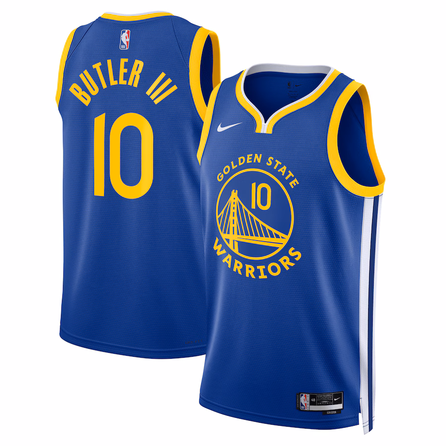 Jimmy Butler III, Golden State Warriors, Unisex Jersey, Icon Edition, Royal Blue
