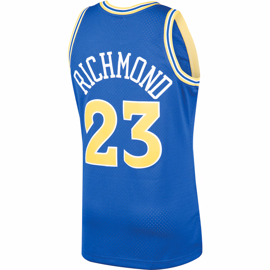 Mitch Richmond Warriors Mitchell & Ness 1990/91 Hardwood Classics Jersey