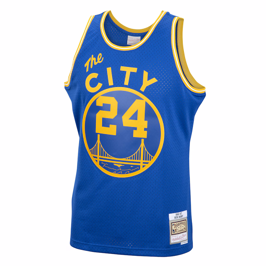 Rick Barry Warriors Mitchell & Ness 1966/67 Hardwood Classics Jersey