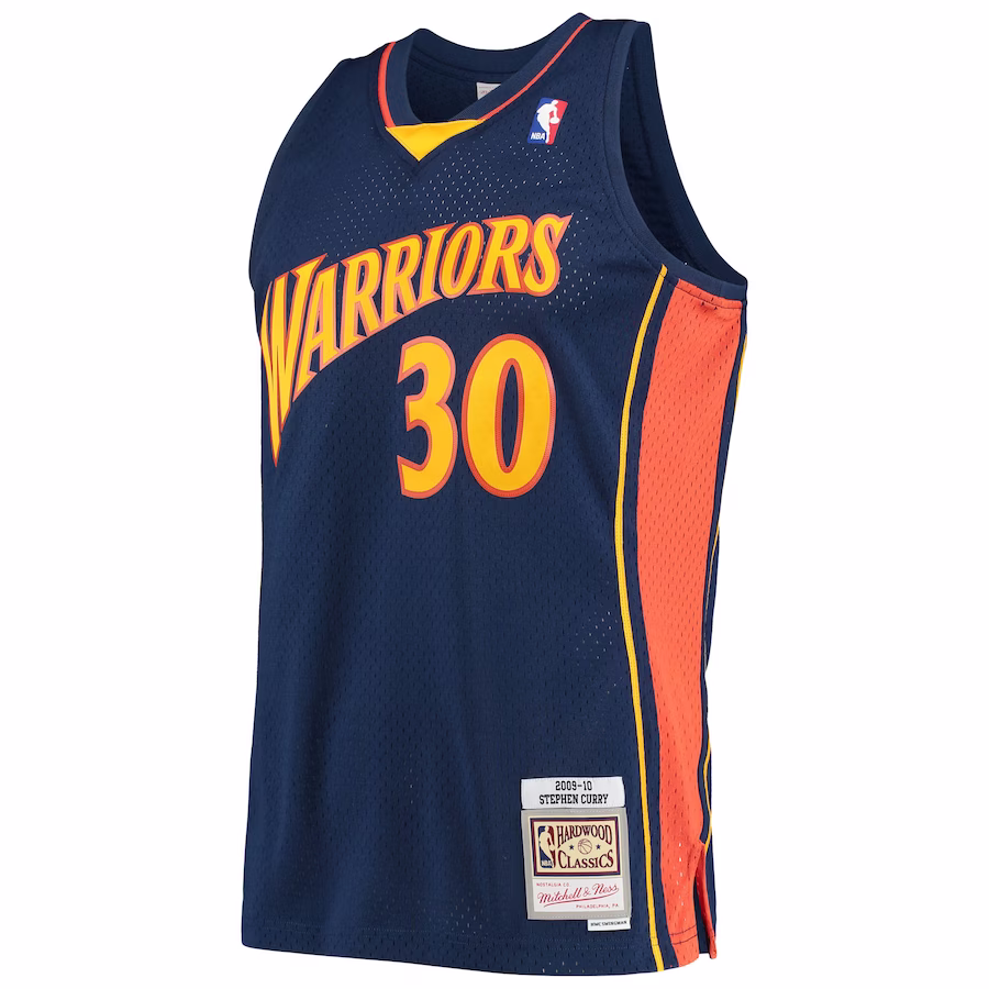 Stephen Curry, Golden State Warriors, Navy Blue