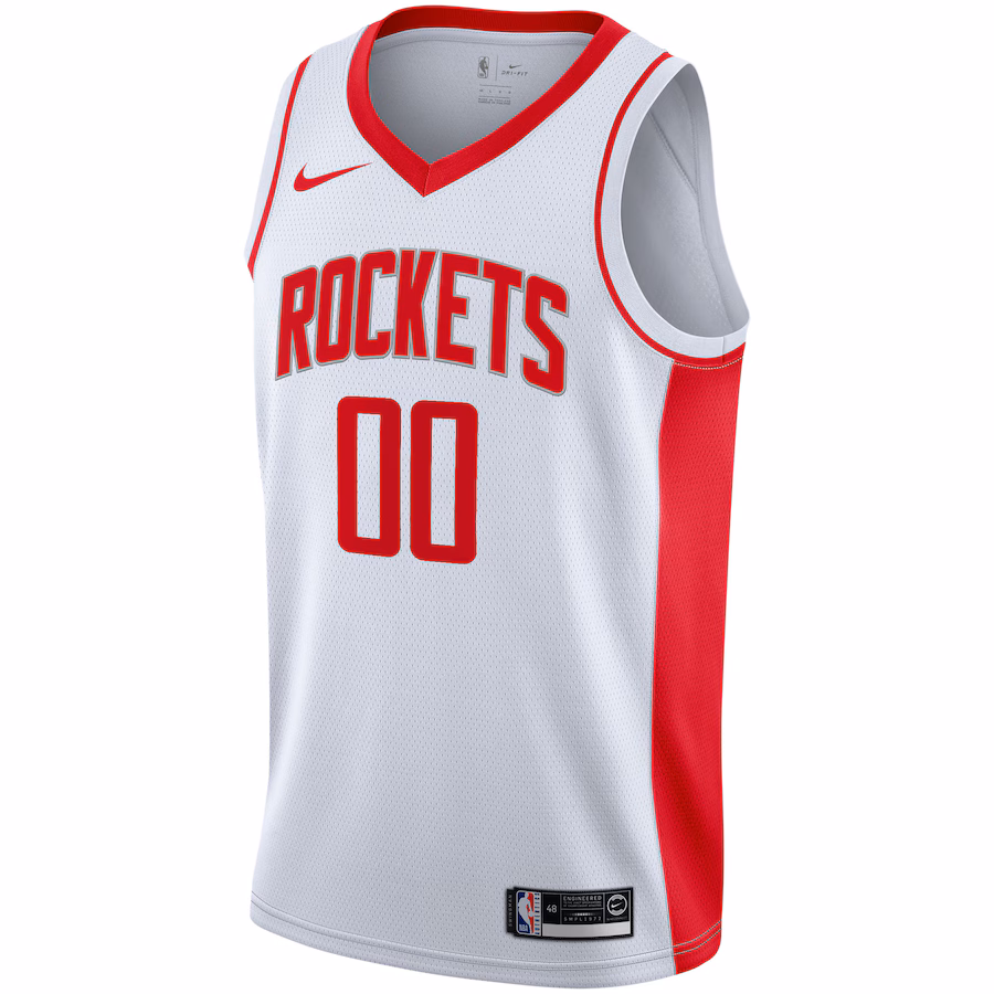 Houston Rockets 2020/21 Personalisiertes Trikot, Association Edition, Weiß
