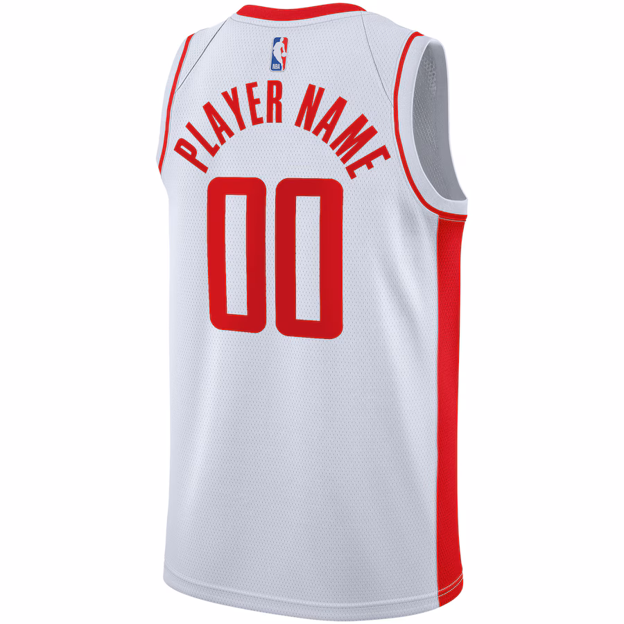 Houston Rockets 2020/21 Personalisiertes Trikot, Association Edition, Weiß