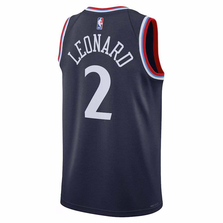 Kawhi Leonard, Los Angeles Clippers 2024/25 Edición Ícono, Azul Marino