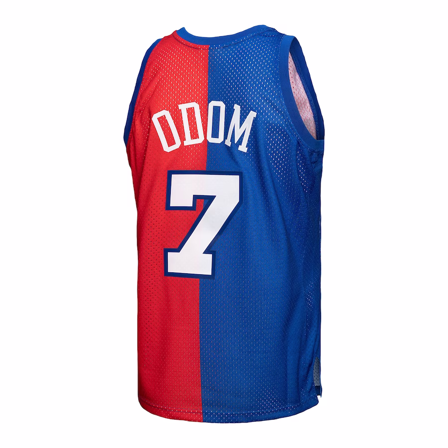 Lamar Odom, Los Angeles Clippers, 2000/01, Azul/Rojo