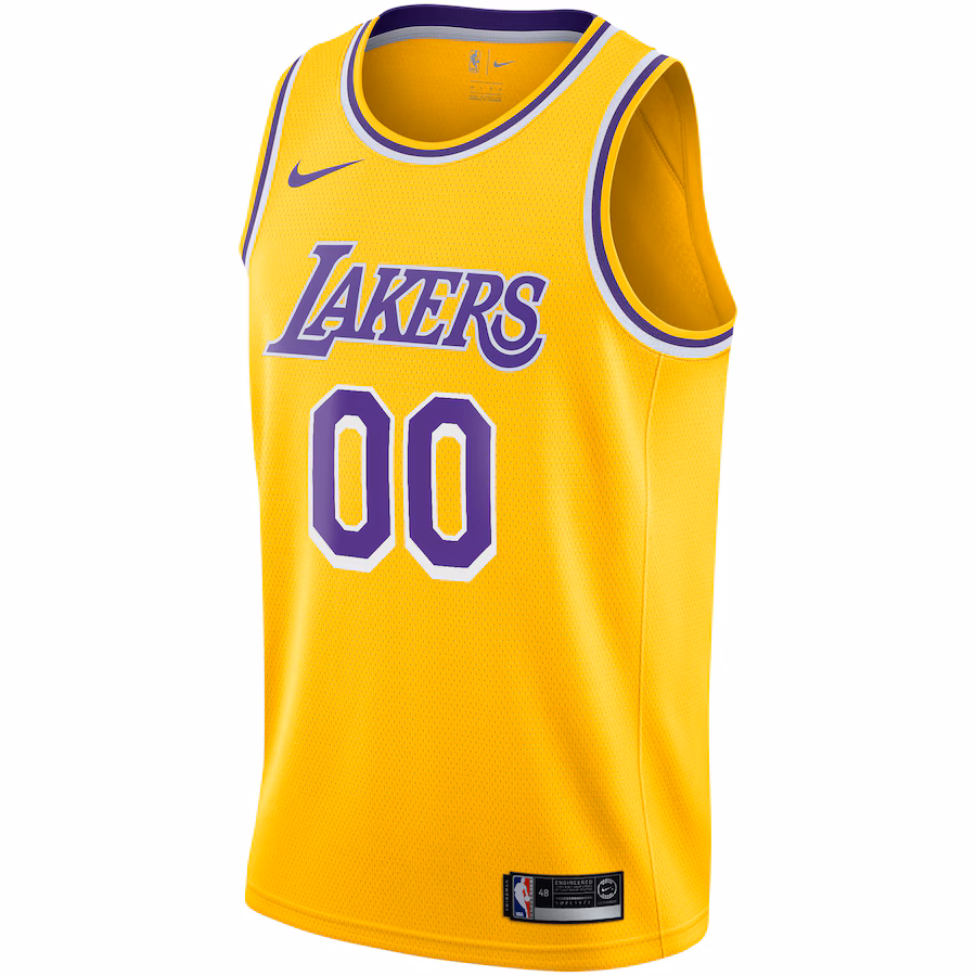 Los Angeles Lakers, Jersey personnalisé 2020/21, Or