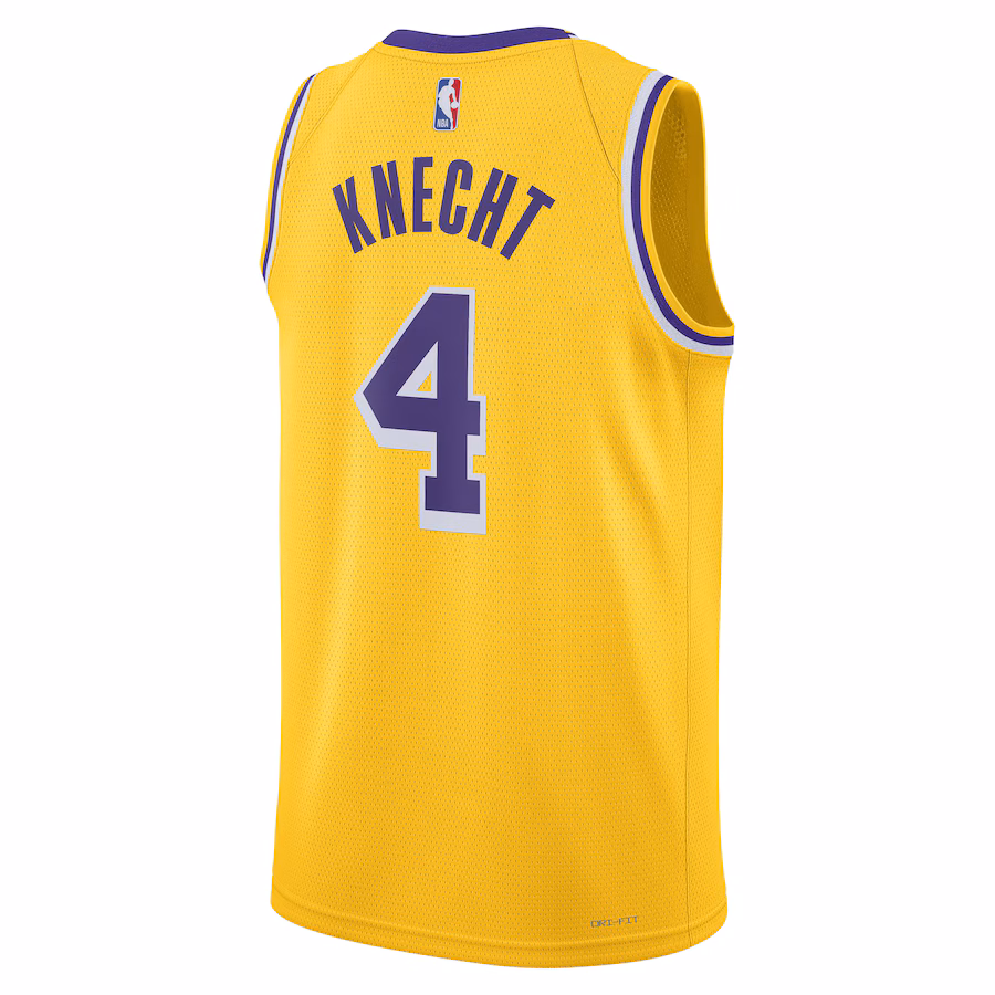 Dalton Knecht, Los Angeles Lakers, Neutral, Gold
