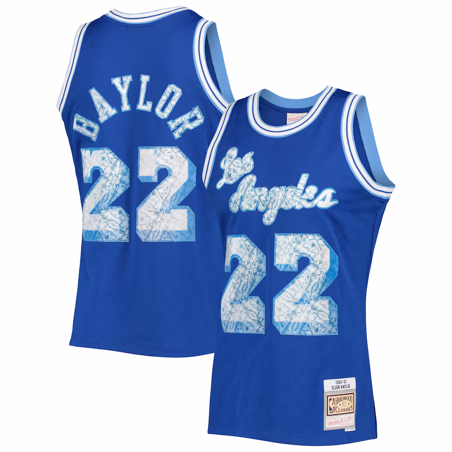 Elgin Baylor Lakers Mitchell & Ness 75th Anniversary Diamond Edition 1996/97 Jersey