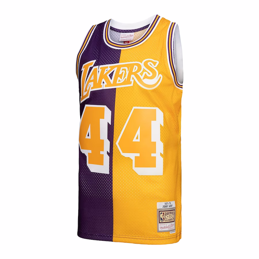 Jerry West, Los Angeles Lakers, 1971/72, Lila/Gold