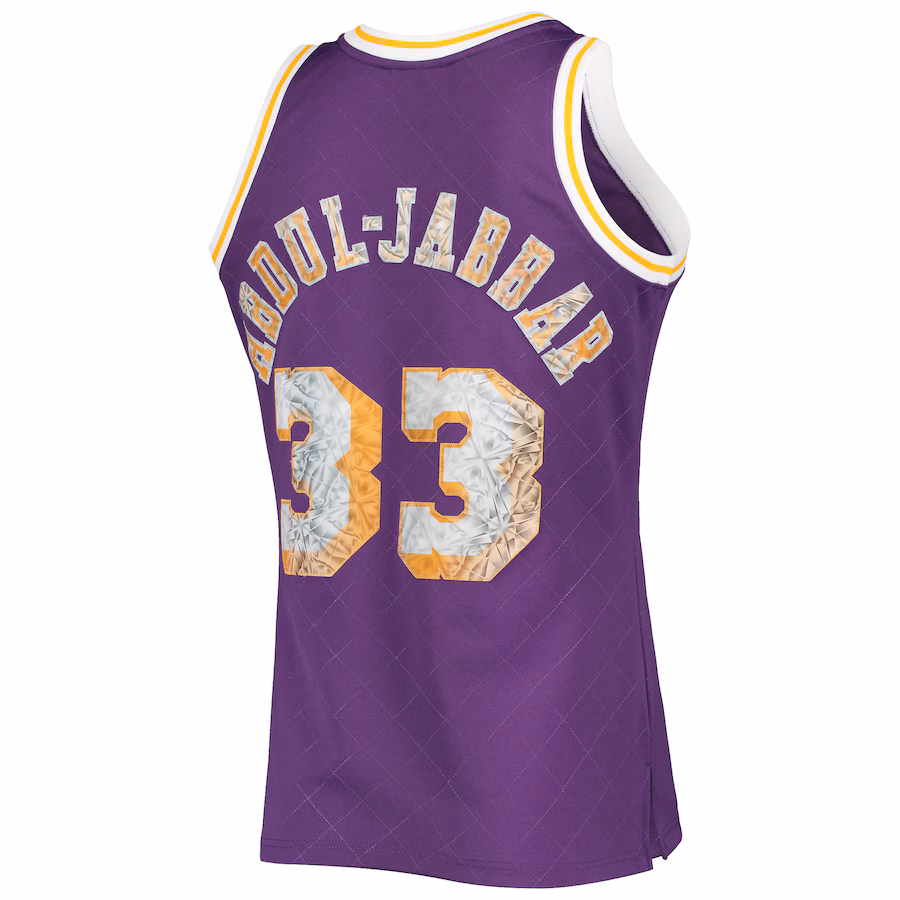 Kareem Abdul-Jabbar, Los Angeles Lakers, 1996-97 Classico 75º Anniversario della NBA Diamante, Viola