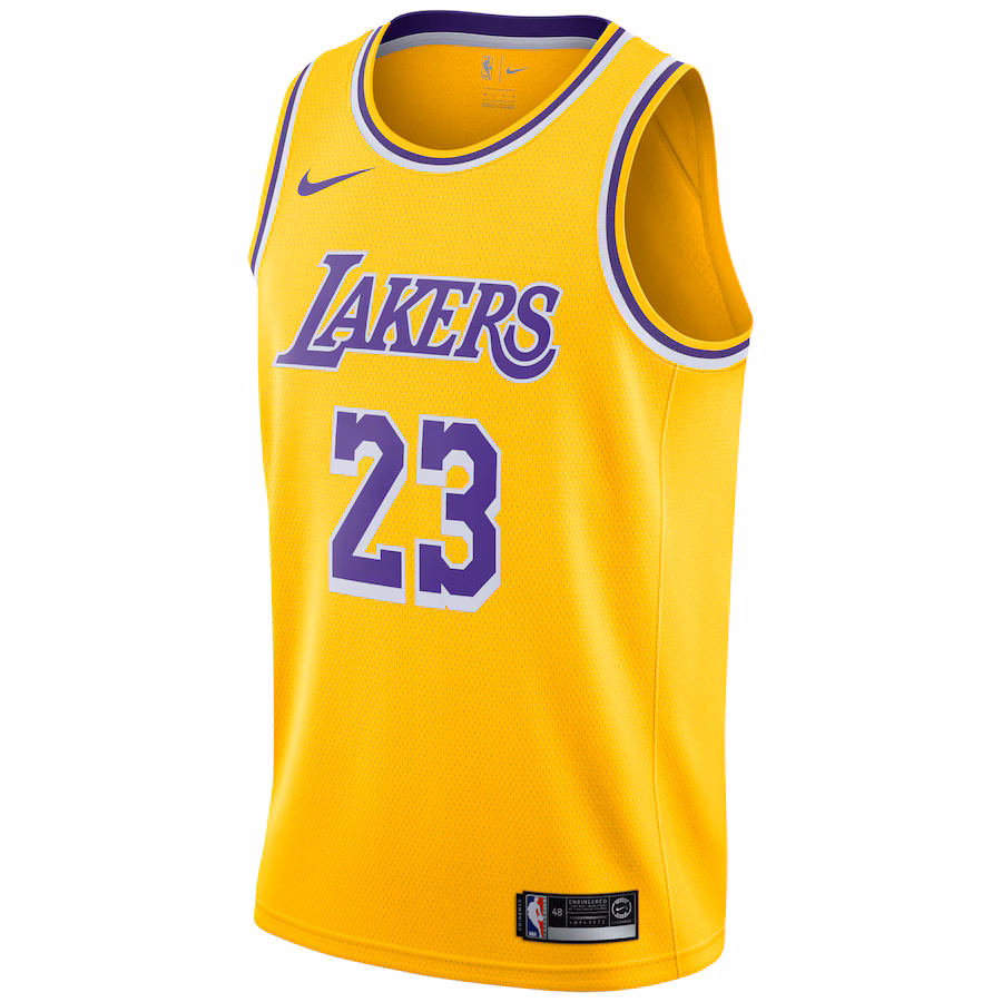 LeBron James Los Angeles Lakers Icon Edition Swingman Jersey