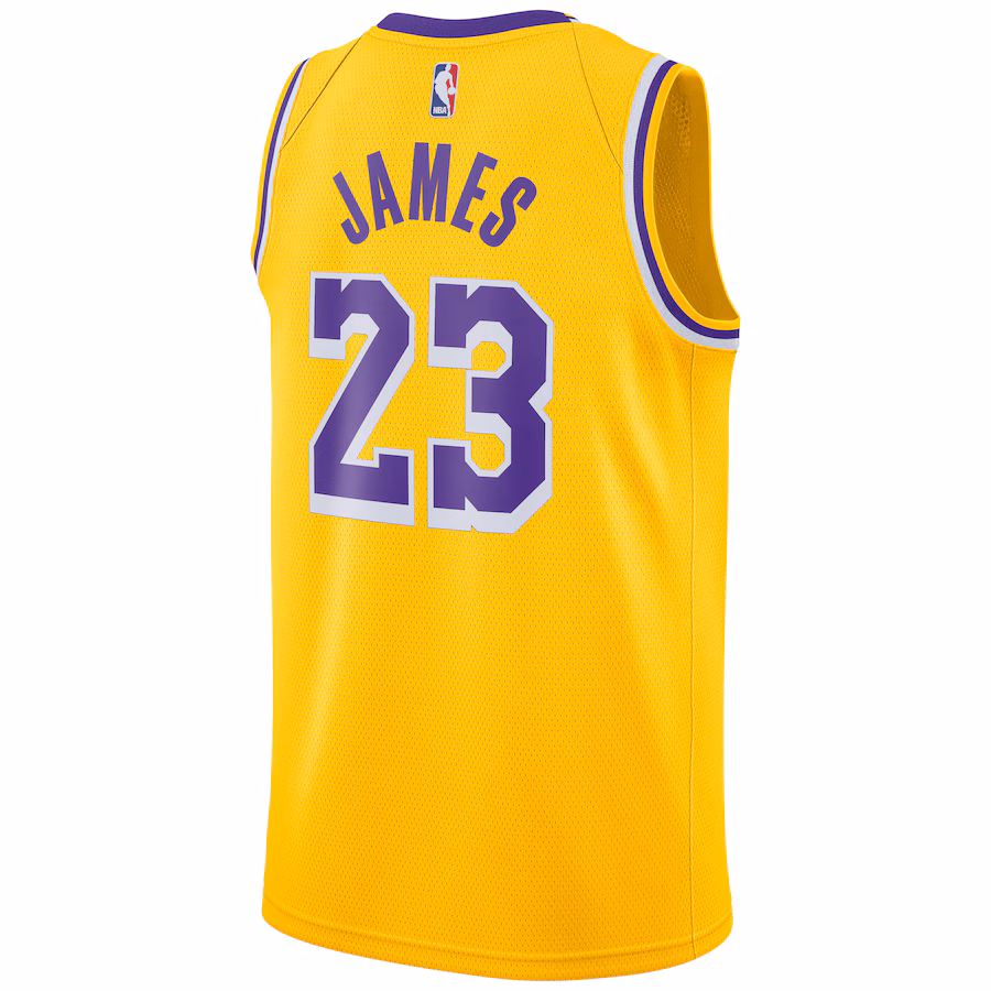 LeBron James Los Angeles Lakers Icon Edition Swingman Jersey