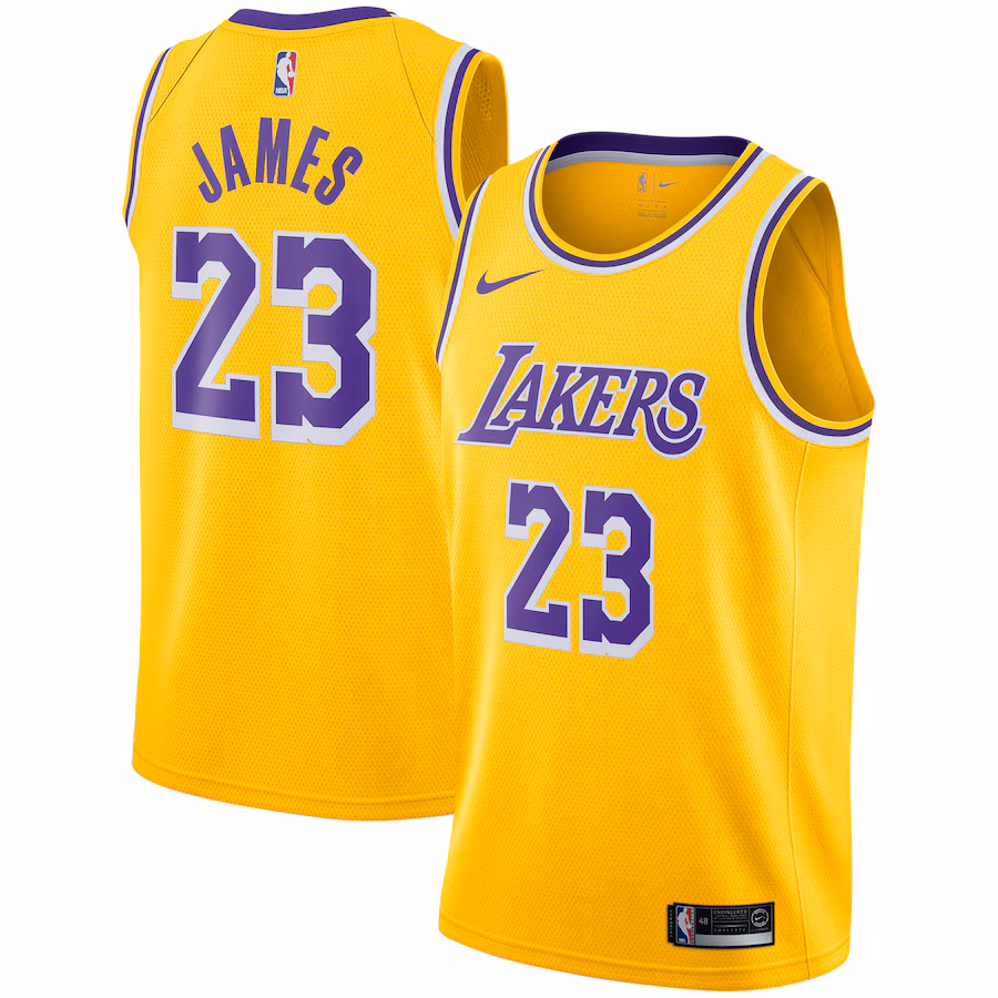 LeBron James Los Angeles Lakers Icon Edition Swingman Jersey