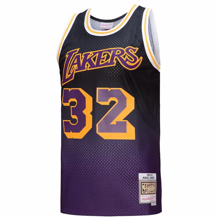 Magic Johnson, Los Angeles Lakers, Classiques 1984/85, Violet/Noir
