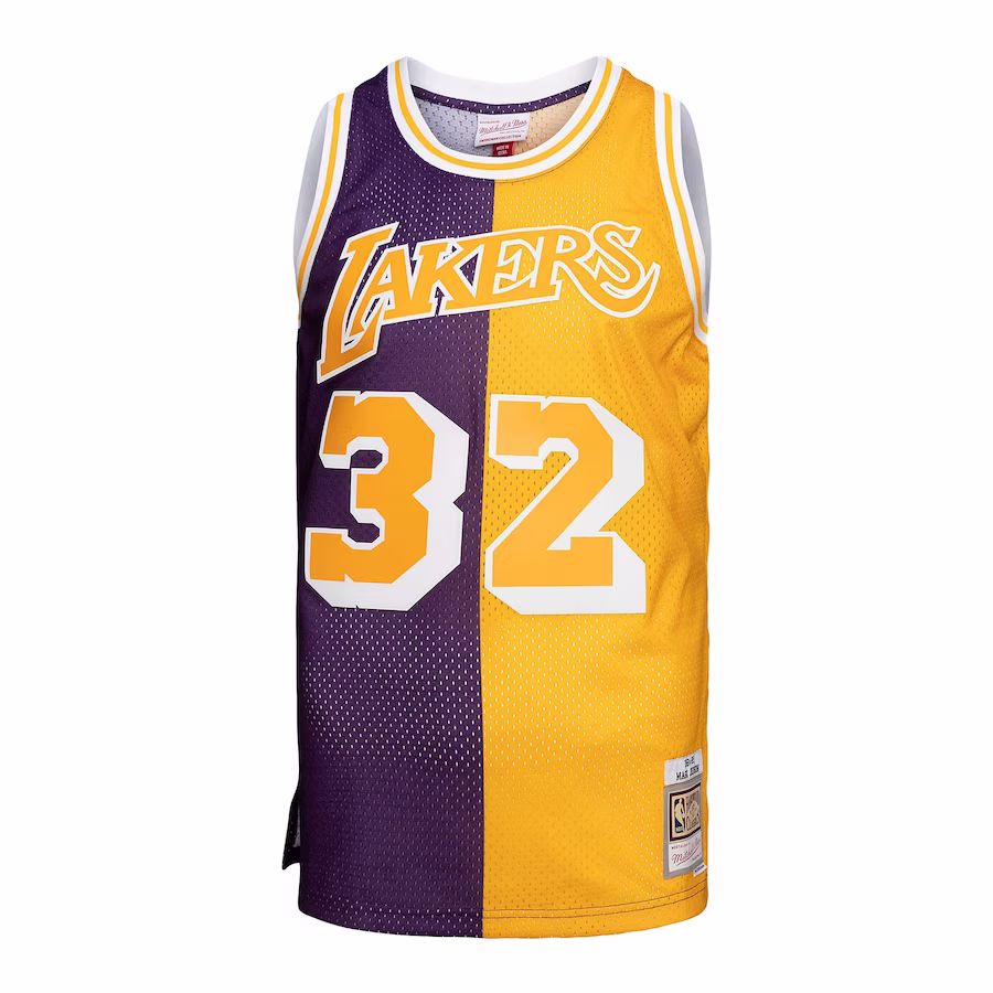Magic Johnson, Los Angeles Lakers, 1984/85, Violet/Or