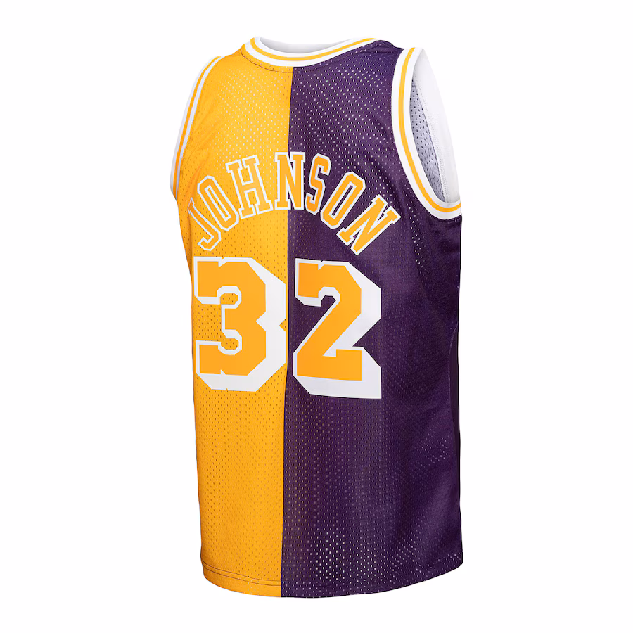 Magic Johnson, Los Angeles Lakers, 1984/85, Violet/Or