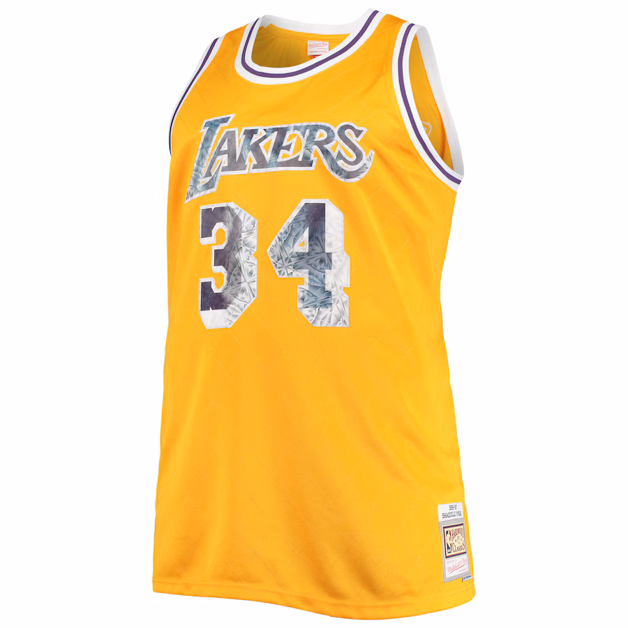 Shaquille O'Neal, Los Angeles Lakers, 1996-97 NBA 75th Anniversary Diamond Edition, Gold