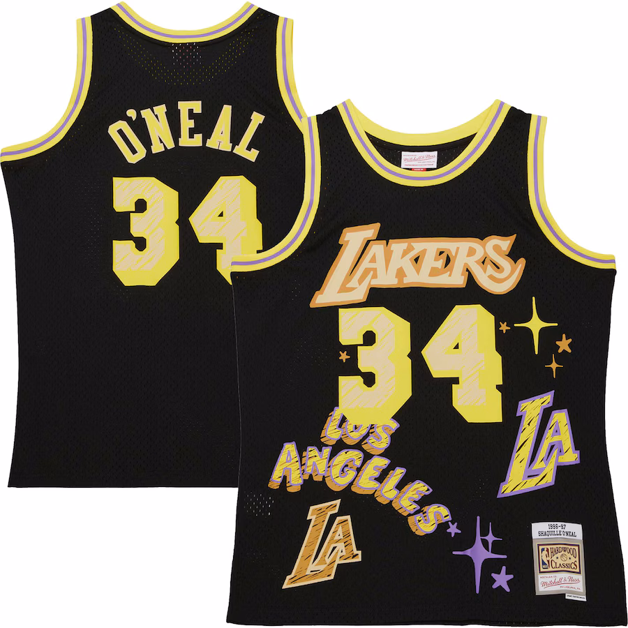 Shaquille O'Neal, Los Angeles Lakers, 1996/97, Negro