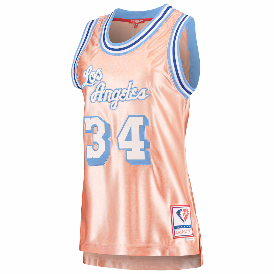 Shaquille O'Neal, Los Angeles Lakers, Women's 75th Anniversary Rose Gold 1996, Pink