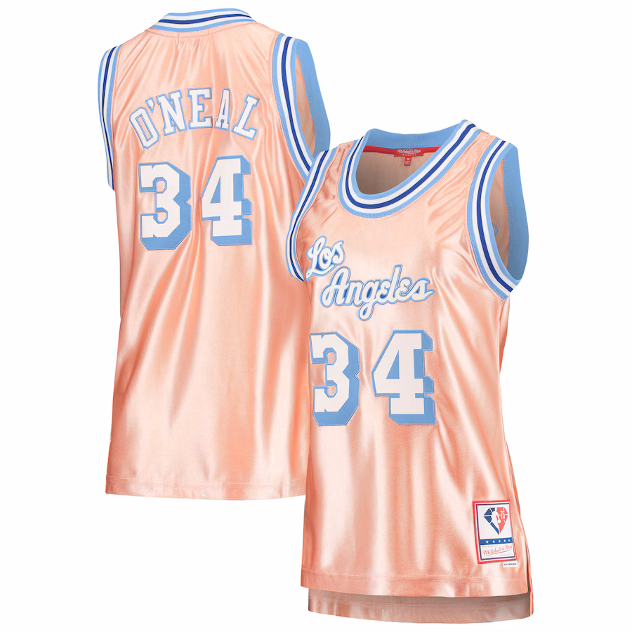 Shaquille O'Neal, Los Angeles Lakers, Donna 75° Anniversario Rose Gold 1996, Rosa