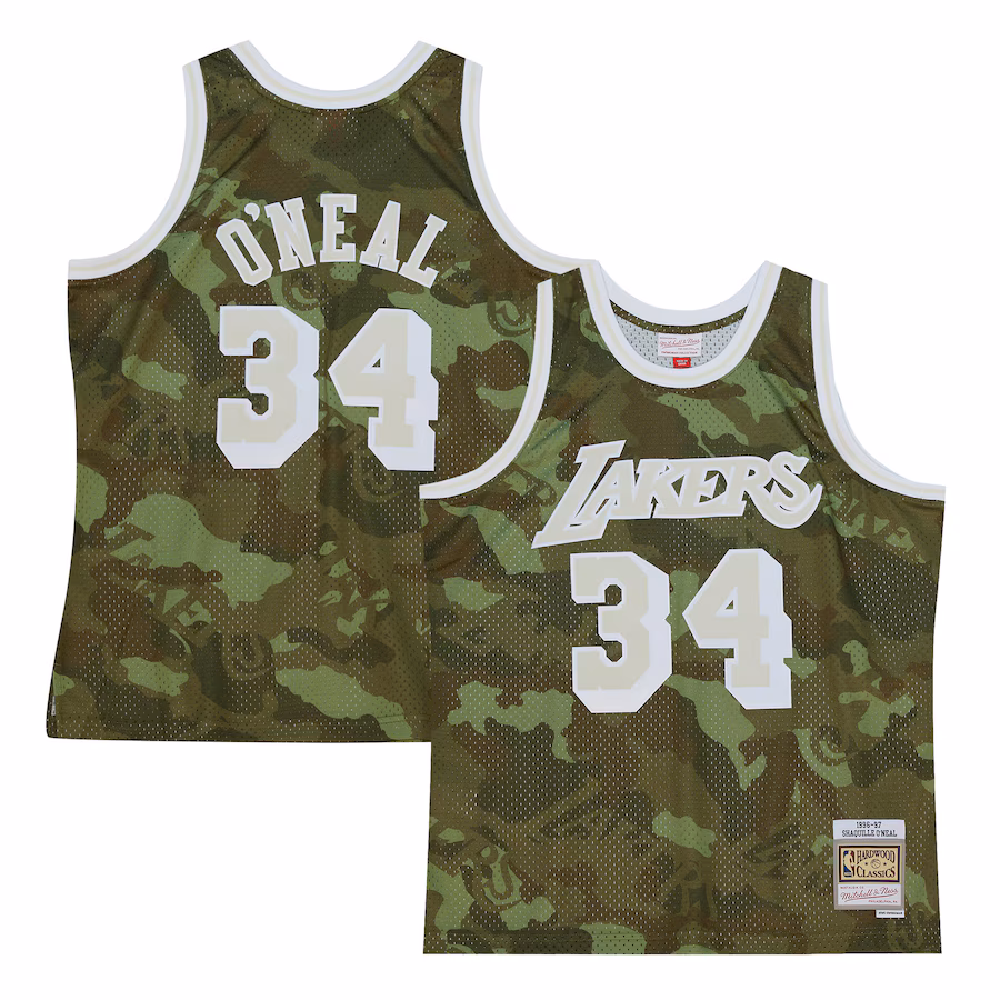 Shaquille O'Neal, Los Angeles Lakers, 1996/97 Verde Fantasma Camo