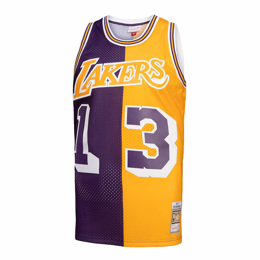 Wilt Chamberlain, Los Angeles Lakers, 1971/72, Purple/Gold